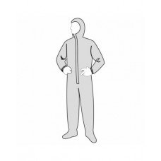 PermaGard Coveralls with Attached Hood and Boots, C18122