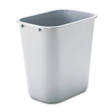 Deskside Plastic Wastebasket, RCP 295600GY