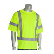 ANSI Type R Class 3 Short Sleeve Yellow T-Shirt, 313-CNTSELY