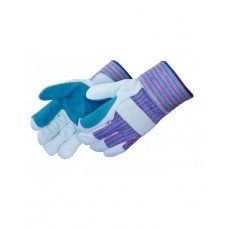 Green Double Palm Gloves with Safety Cuff, 3581Q