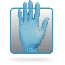 Powdered Blue Nitrile Gloves, GNDR-1M