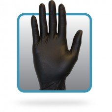 Powder Free Black Nitrile Gloves, GNPR-1K
