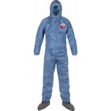 MicroMax VP Coverall with Hood, Attached Boots, and Elastic Wrists, MVP414 